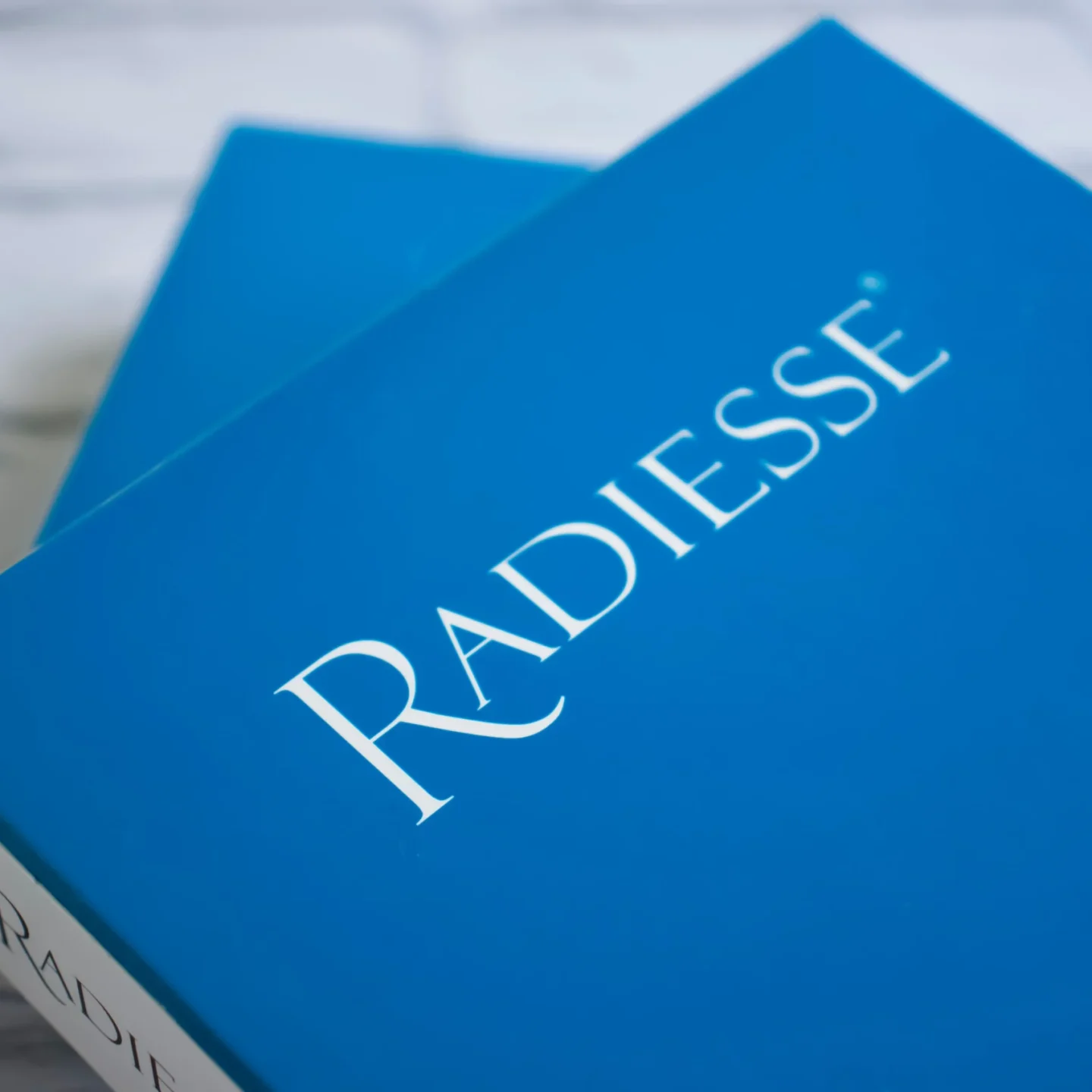 Radiesse® injections packaging used for dermal filler and facial rejuvenation treatment
